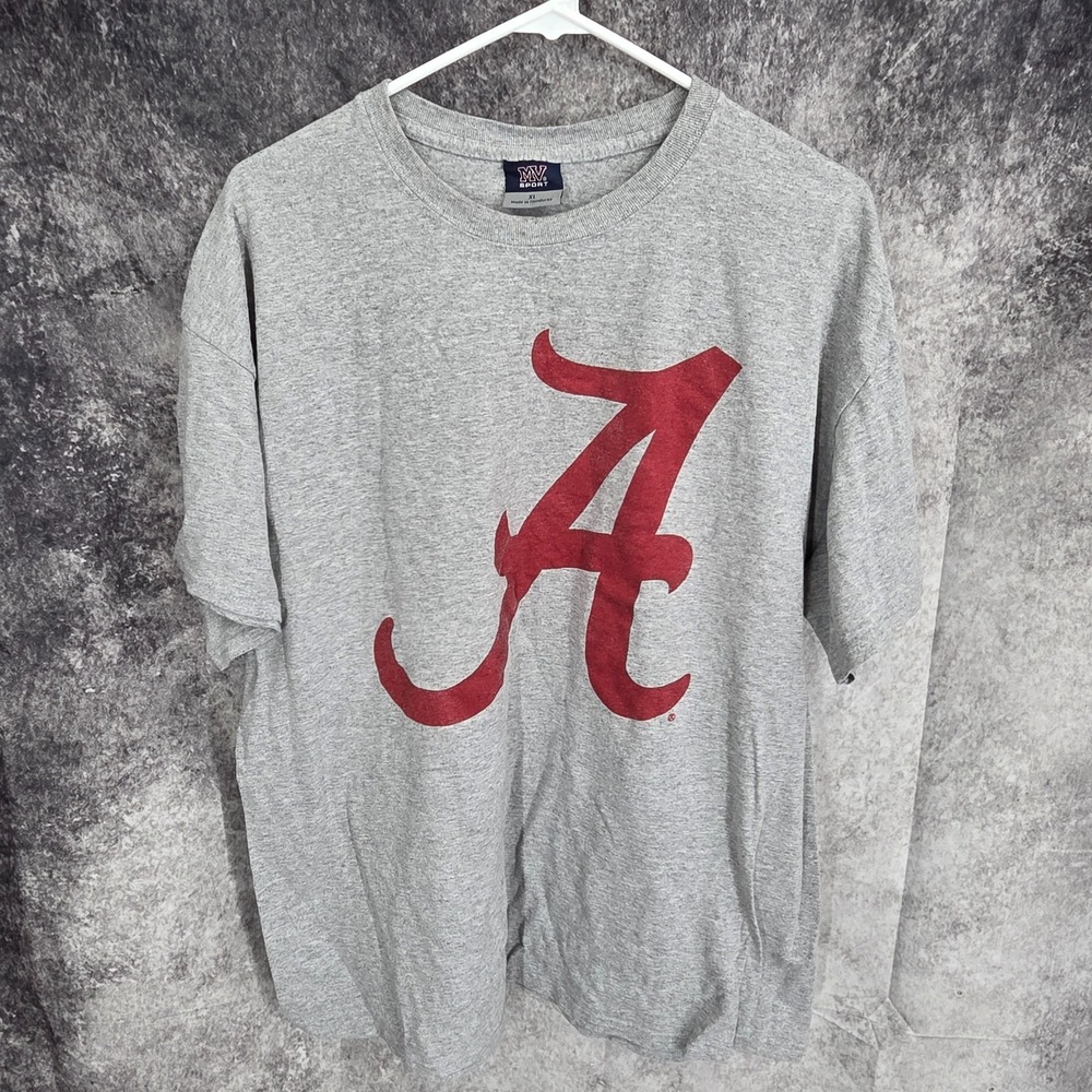 Alabama Crimson Tide Legacy MV Sport T Shirt Mens XL‎ Gray NCAA Football